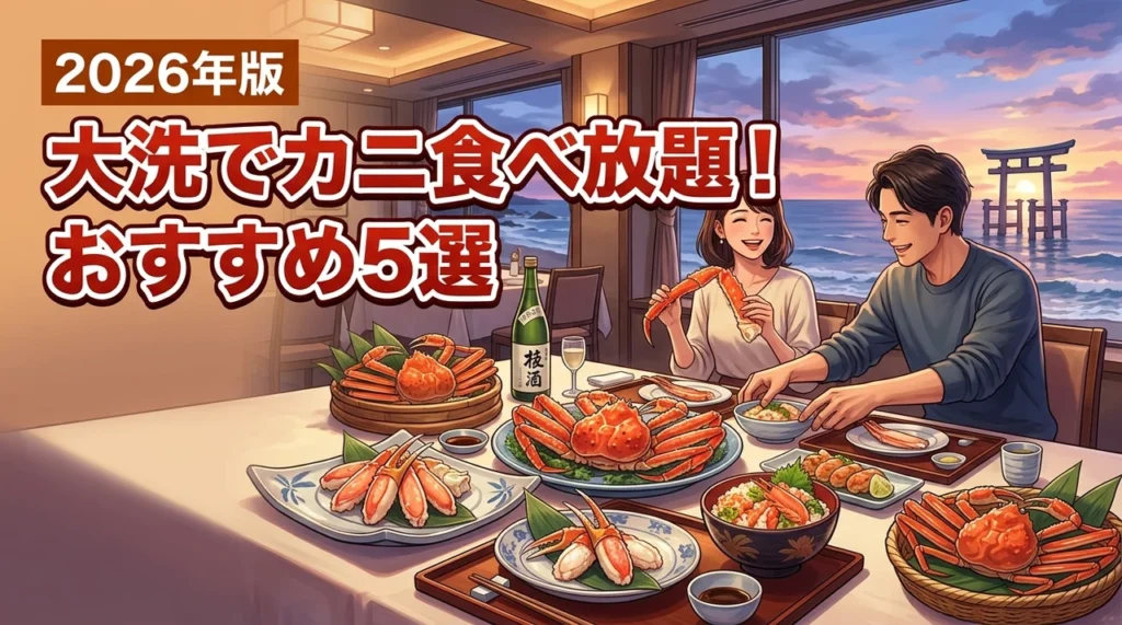 大洗のホテルでカニ食べ放題を満喫！おすすめ5選と失敗しない選び方を伝授