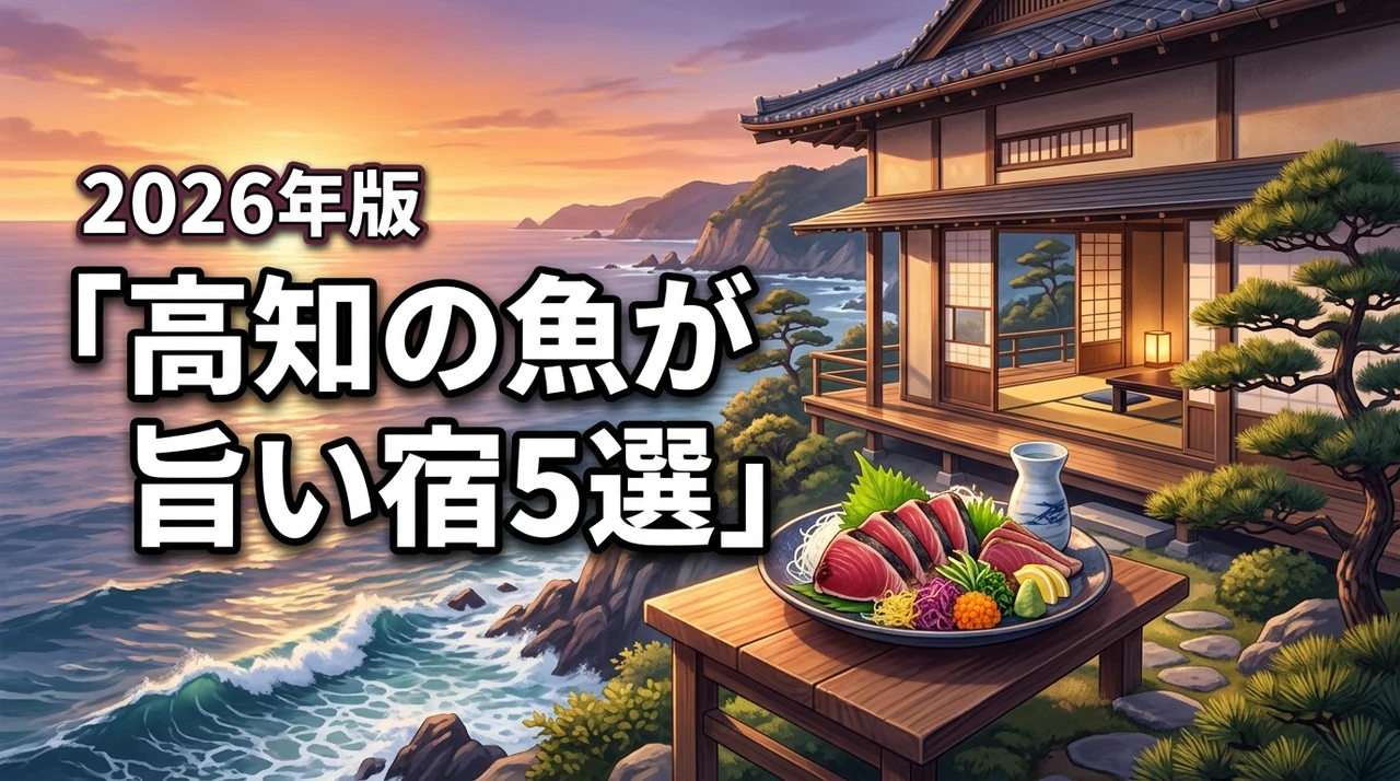 高知で魚の美味しい宿おすすめ5選！絶品料理を堪能する失敗しない選び方