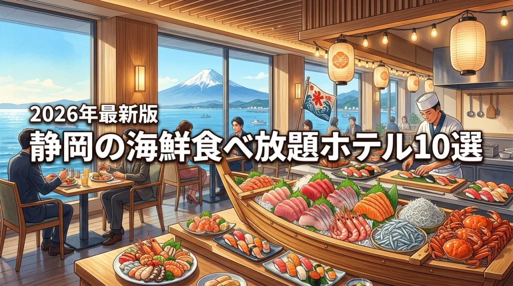 静岡県で海鮮食べ放題が人気のホテル10選！刺身や寿司を堪能するメリットも紹介