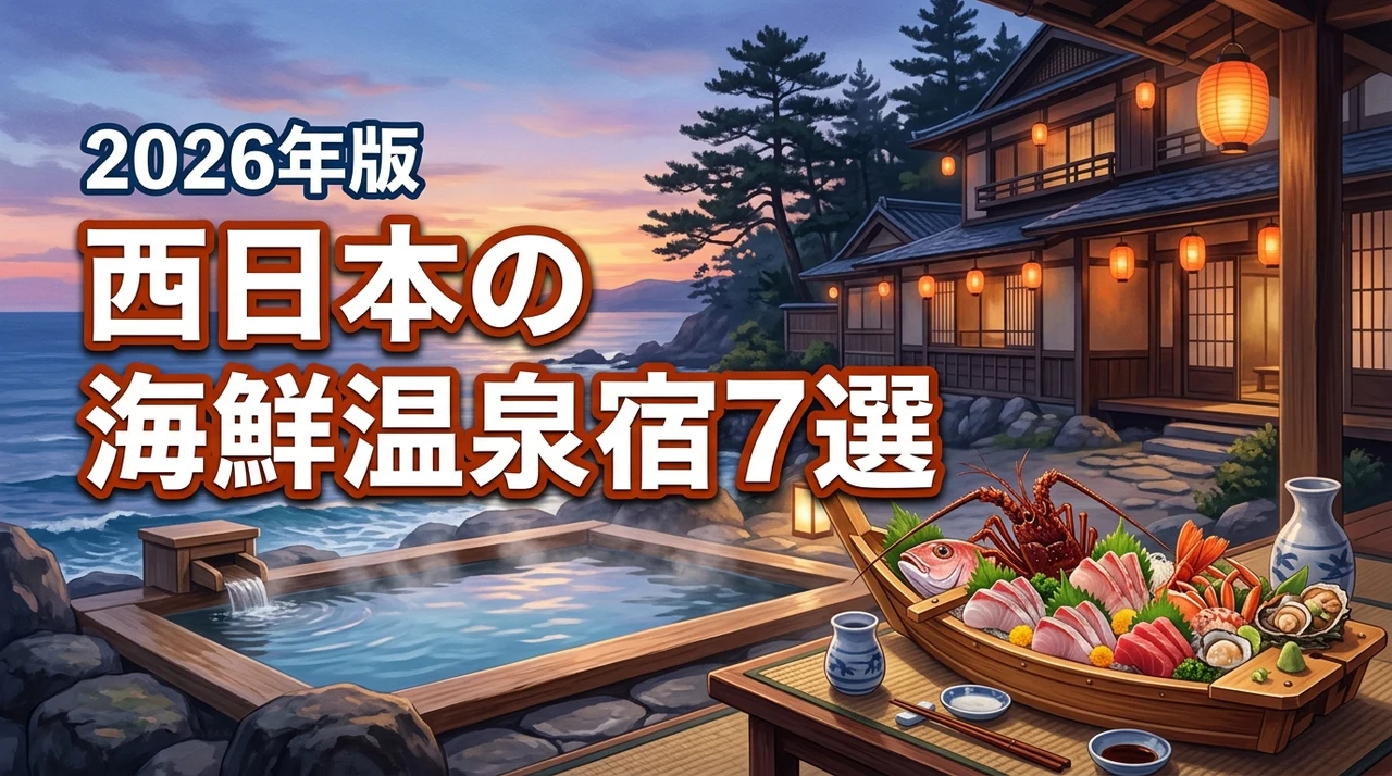 【厳選】西日本で海鮮の美味しい温泉宿7選！失敗しない選び方と究極の美食