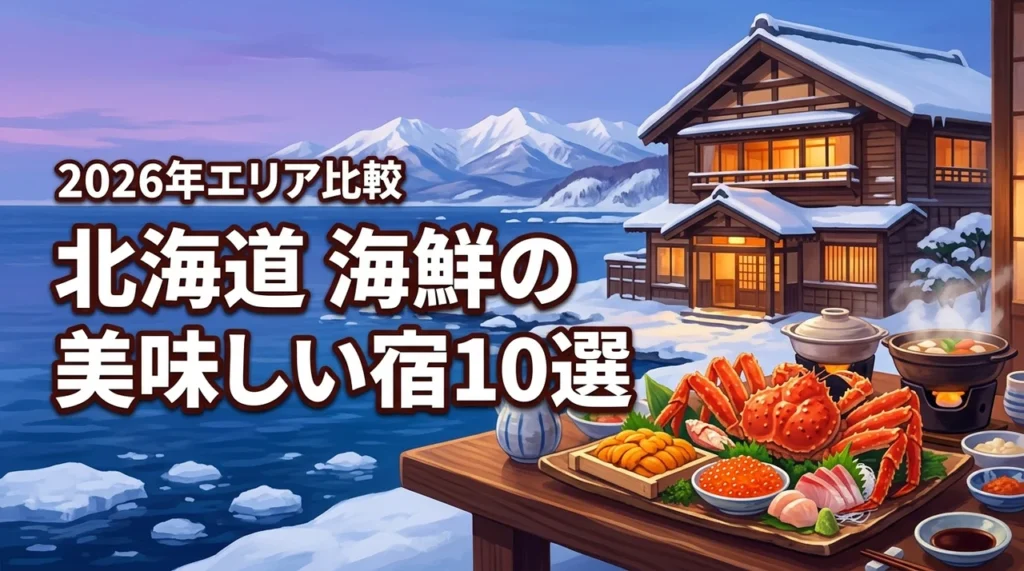 北海道で海鮮の美味しい宿おすすめ10選！失敗しない選び方とエリア別比較