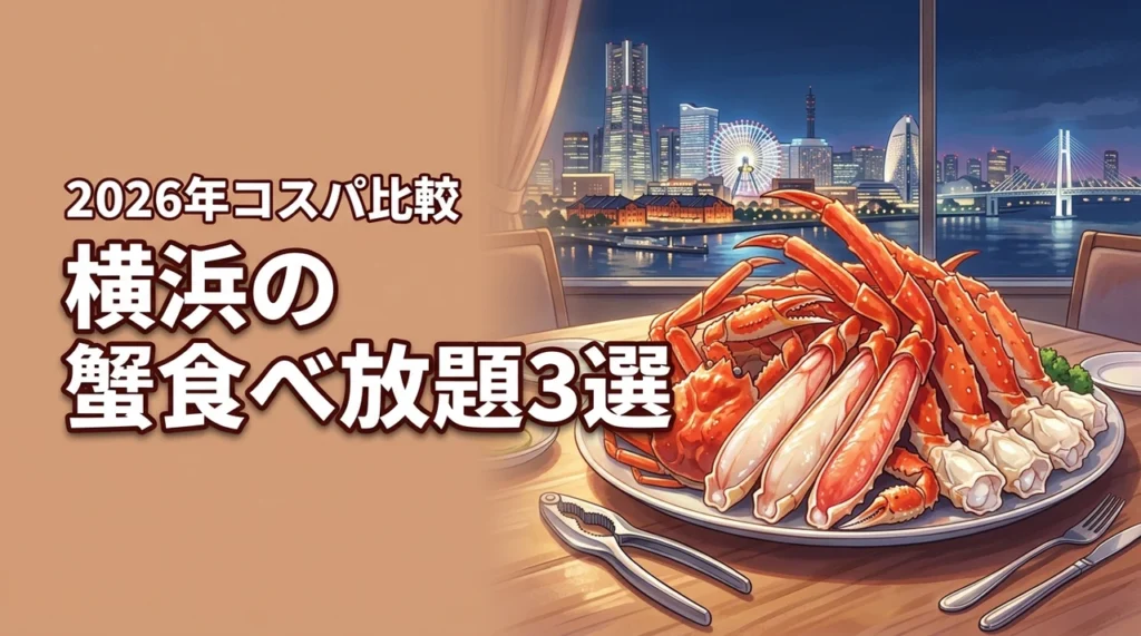 横浜のホテルで蟹の食べ放題を満喫！おすすめ3選を比較してコスパ良く予約しよう