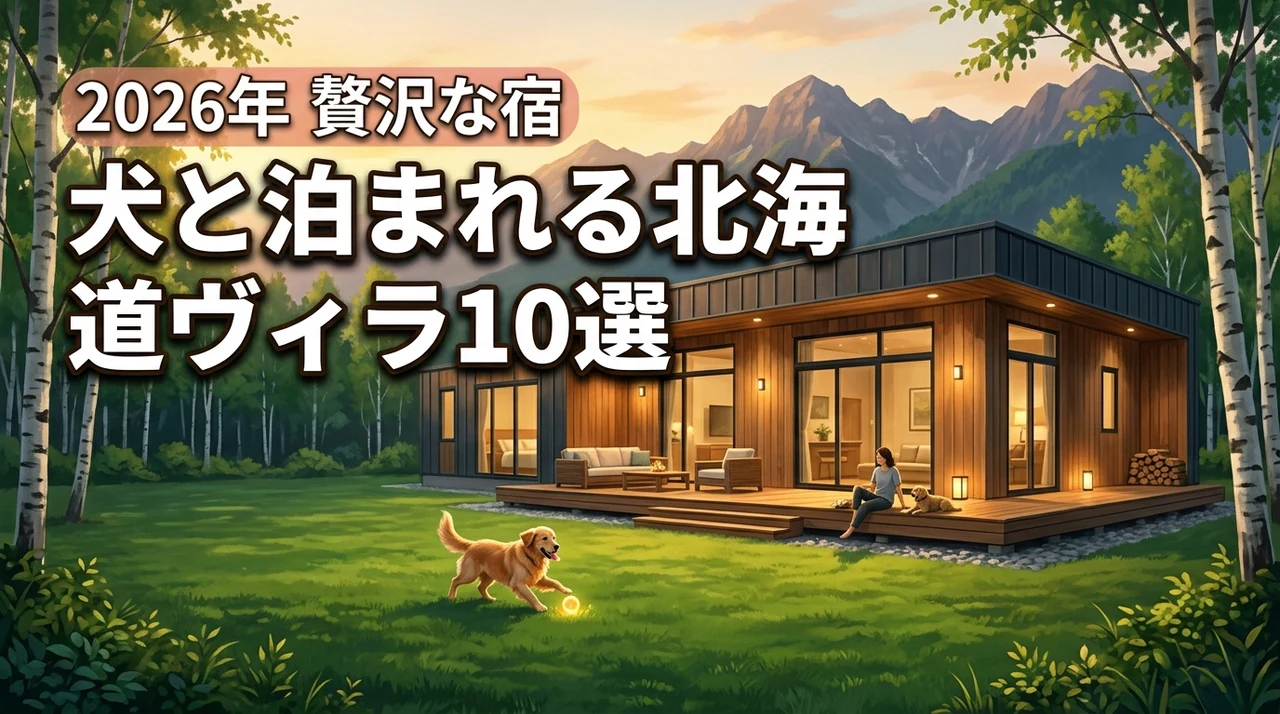 北海道で犬と泊まれるヴィラおすすめ10選！愛犬と贅沢な休日を過ごそう