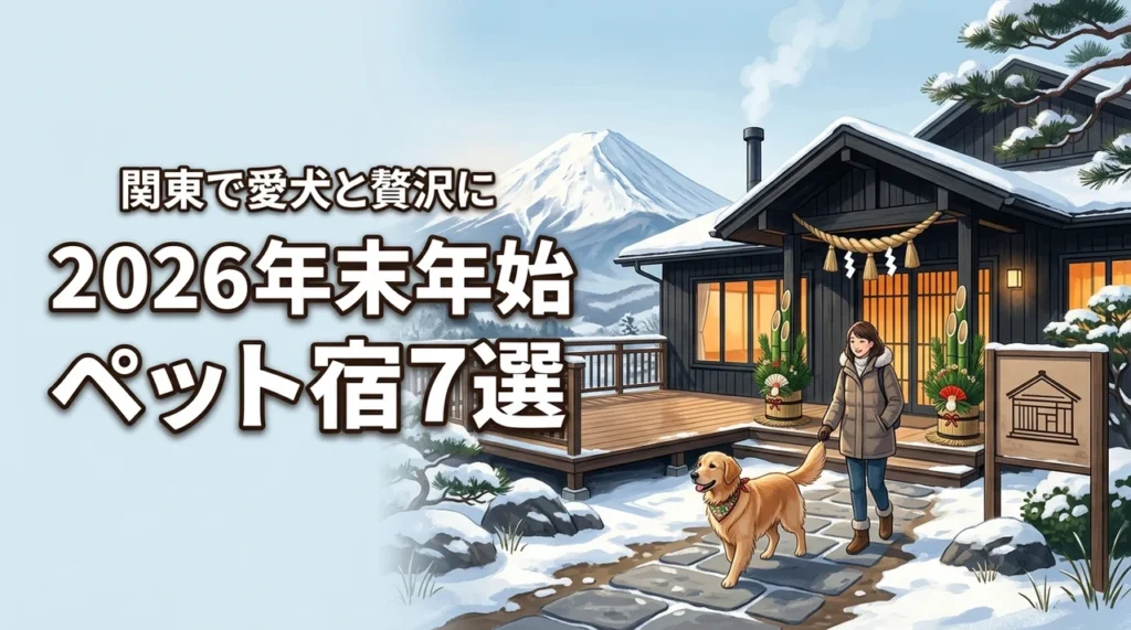 年末年始に関東でペットと泊まれる宿おすすめ7選！愛犬と贅沢に過ごす選び方のコツ