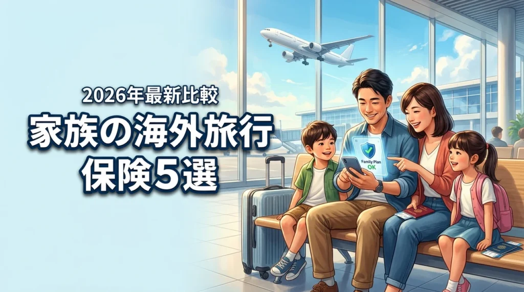 家族での海外旅行におすすめの保険5選を比較！失敗しない選び方とメリットを紹介