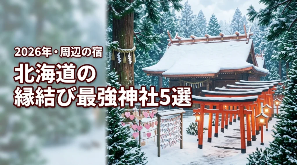 北海道で縁結びにご利益がある最強神社5選！周辺のおすすめ宿泊施設まで厳選紹介