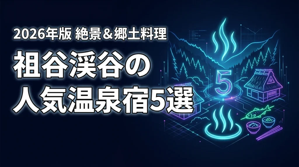祖谷渓谷で人気の温泉宿5選！絶景露天風呂と郷土料理を堪能できる秘境の滞在術