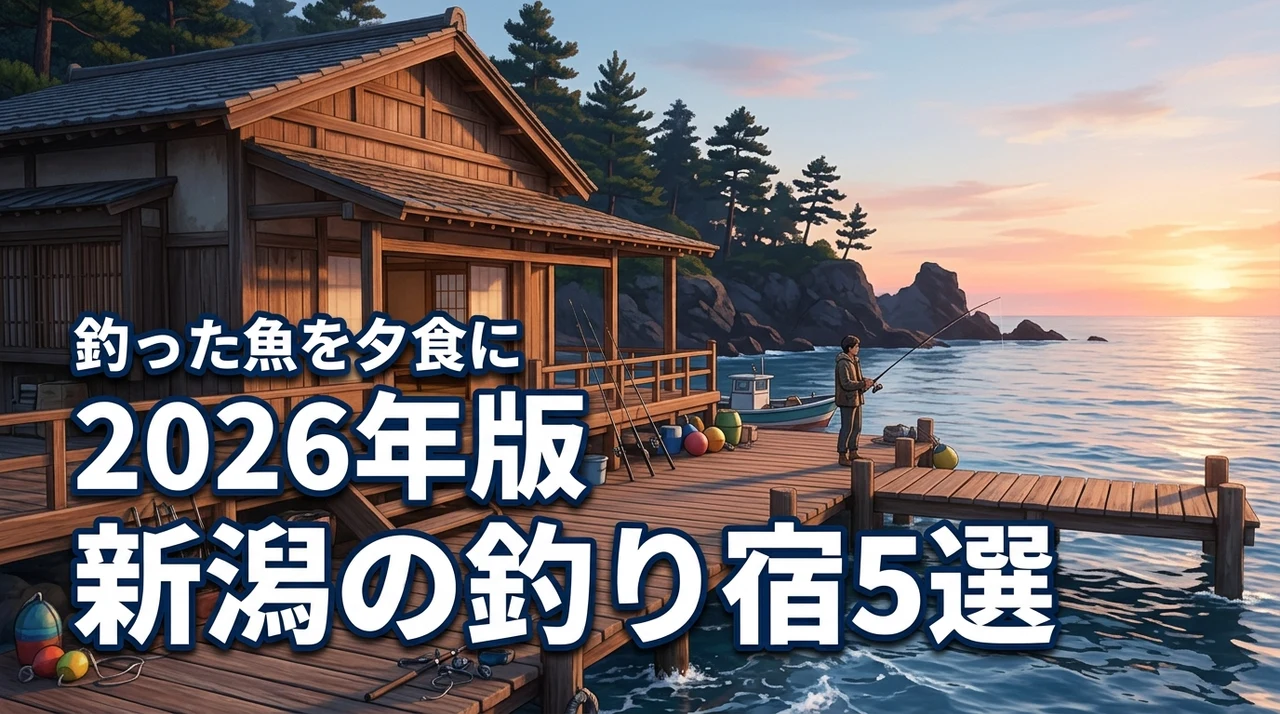 新潟で釣りのできる宿5選!手ぶらOKや釣った魚を夕食で食べる贅沢を体験