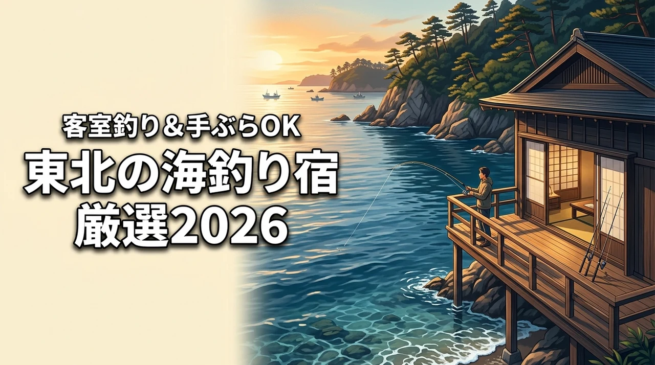 東北の海釣りができる宿を厳選!部屋から釣れるプランや釣り具レンタルも充実